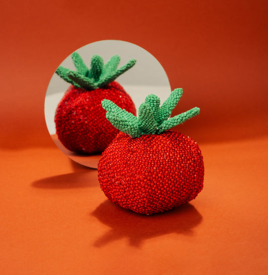 beaded vegetable art