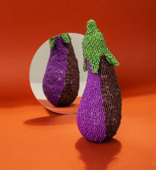 beaded vegetable art