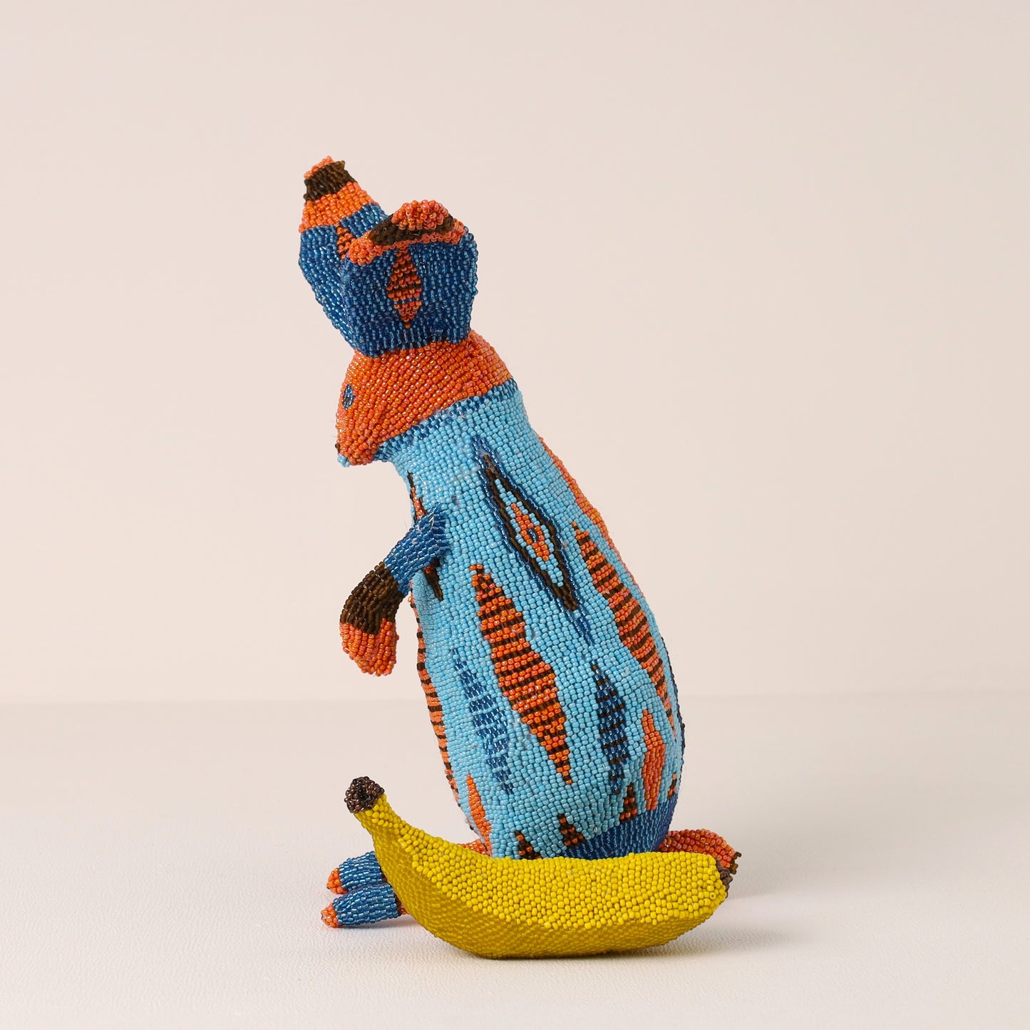 beaded bunny art