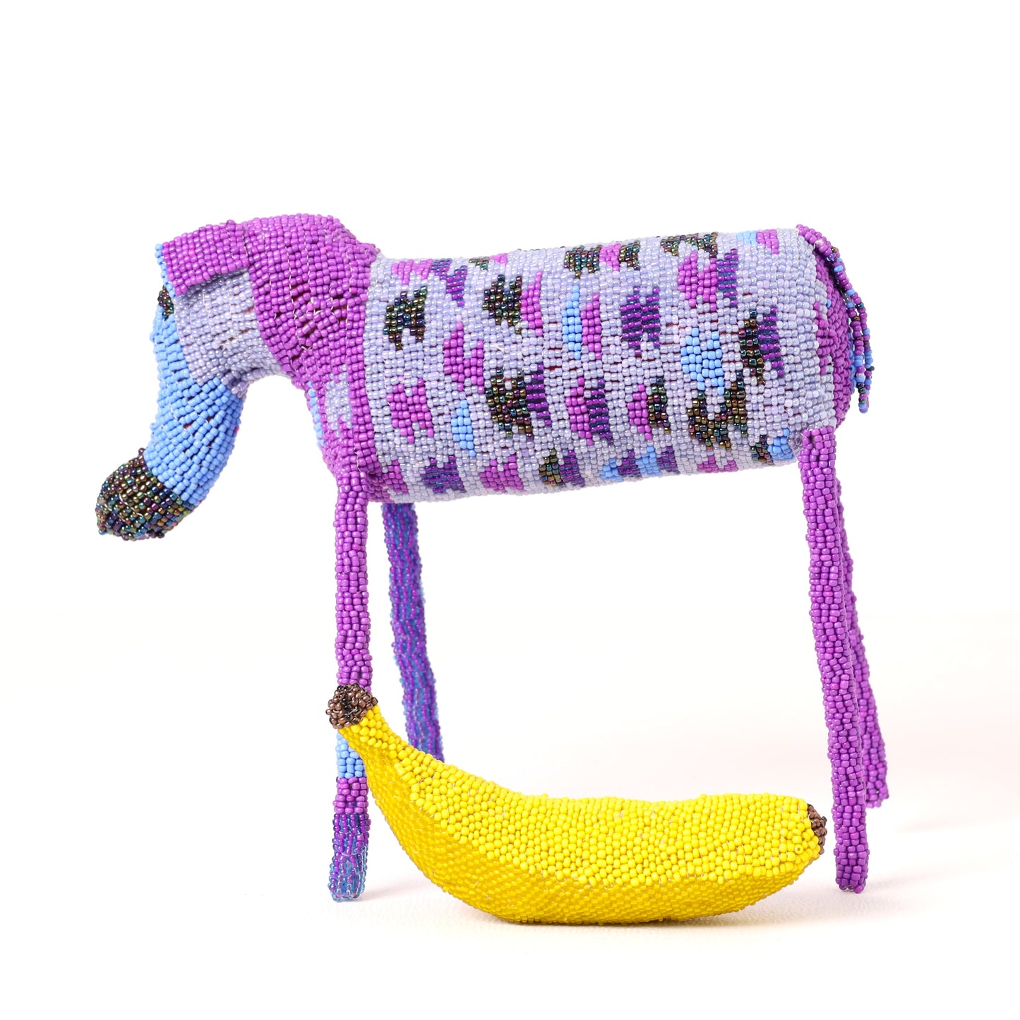 beaded elephant art