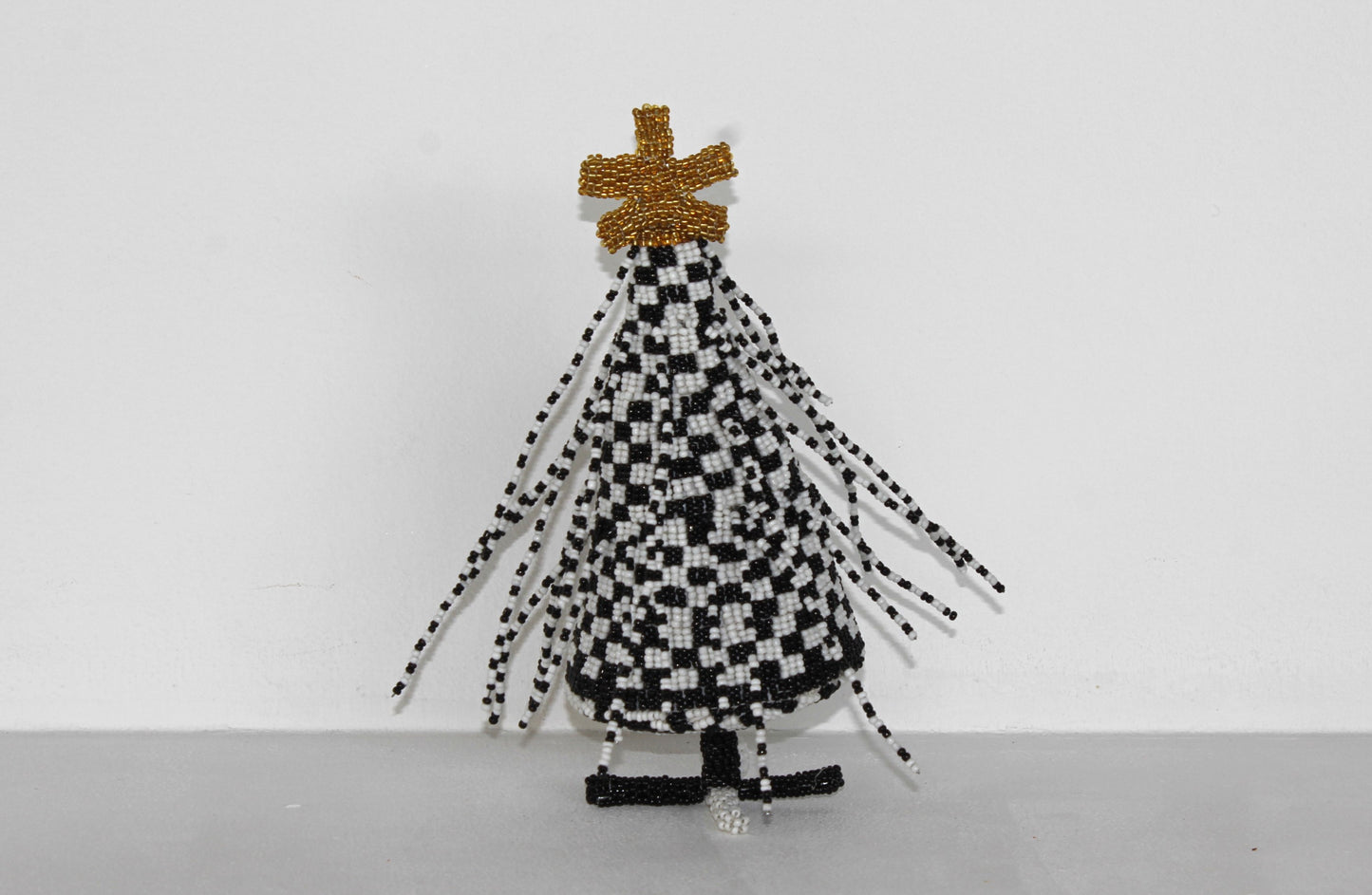 beaded xmas tree