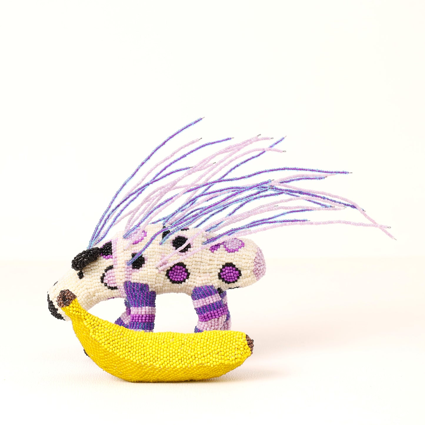 beaded porcupine art