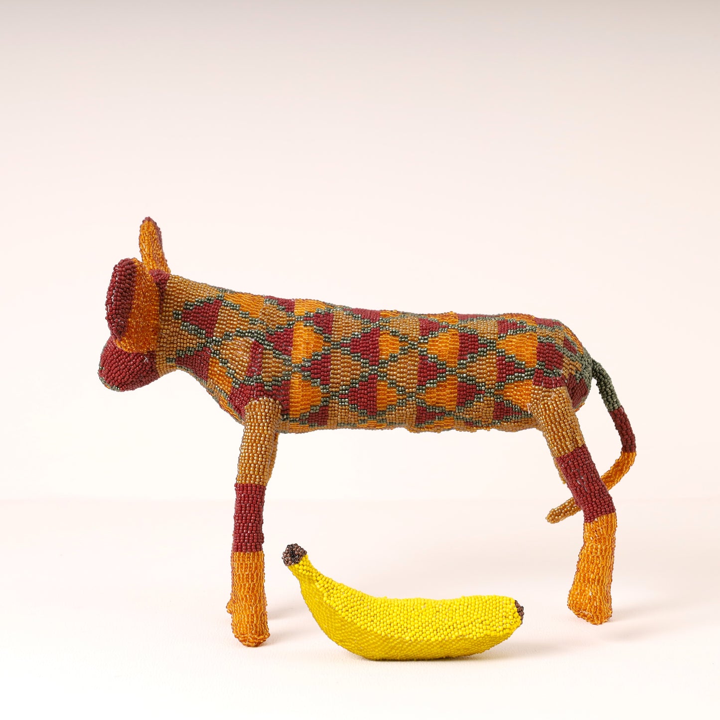 beaded wilddog art