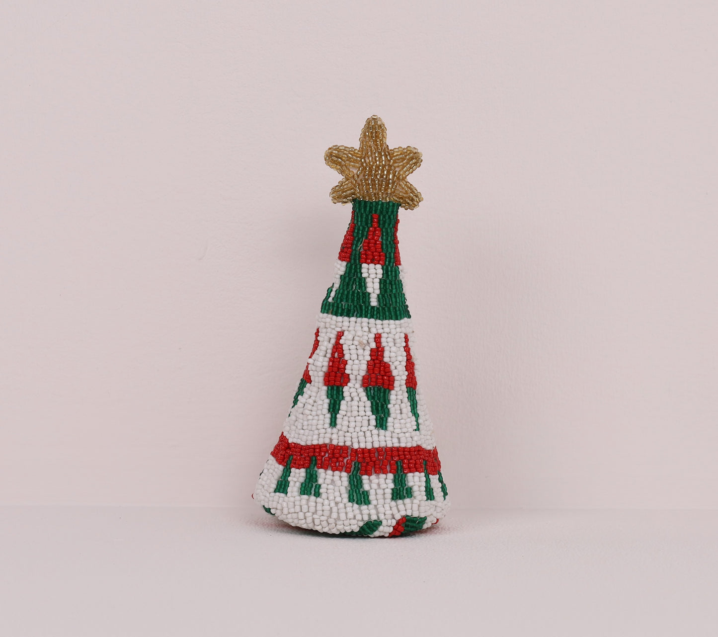 beaded festive tree