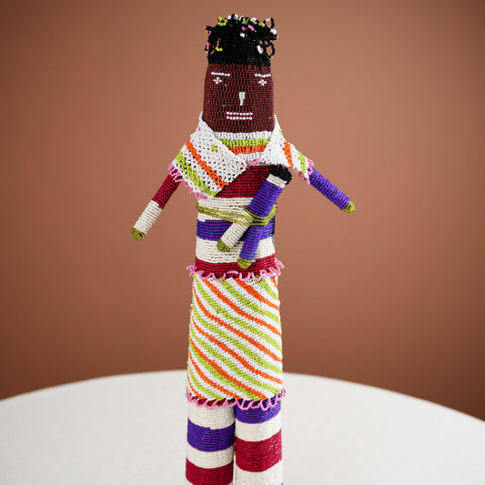 beaded doll art