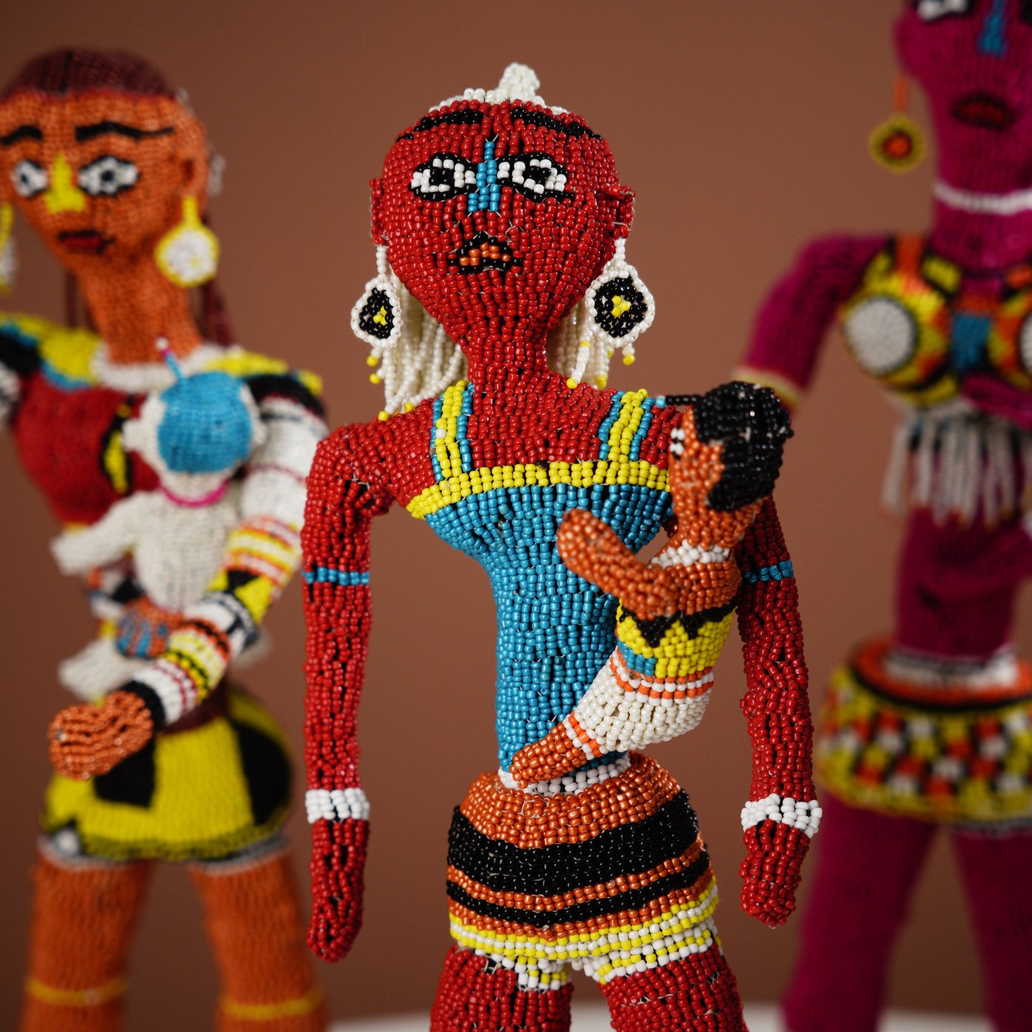 beaded doll art