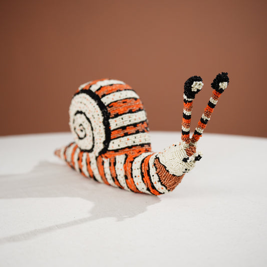beaded snail art