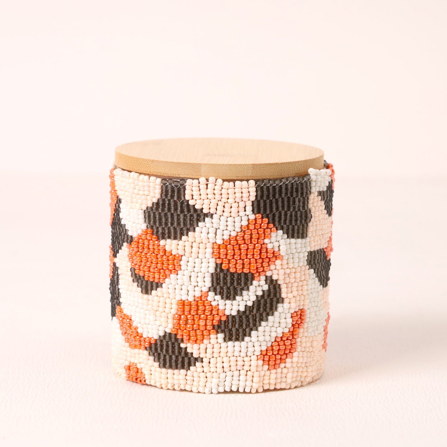 Handmade Beaded Luna Soy Candle