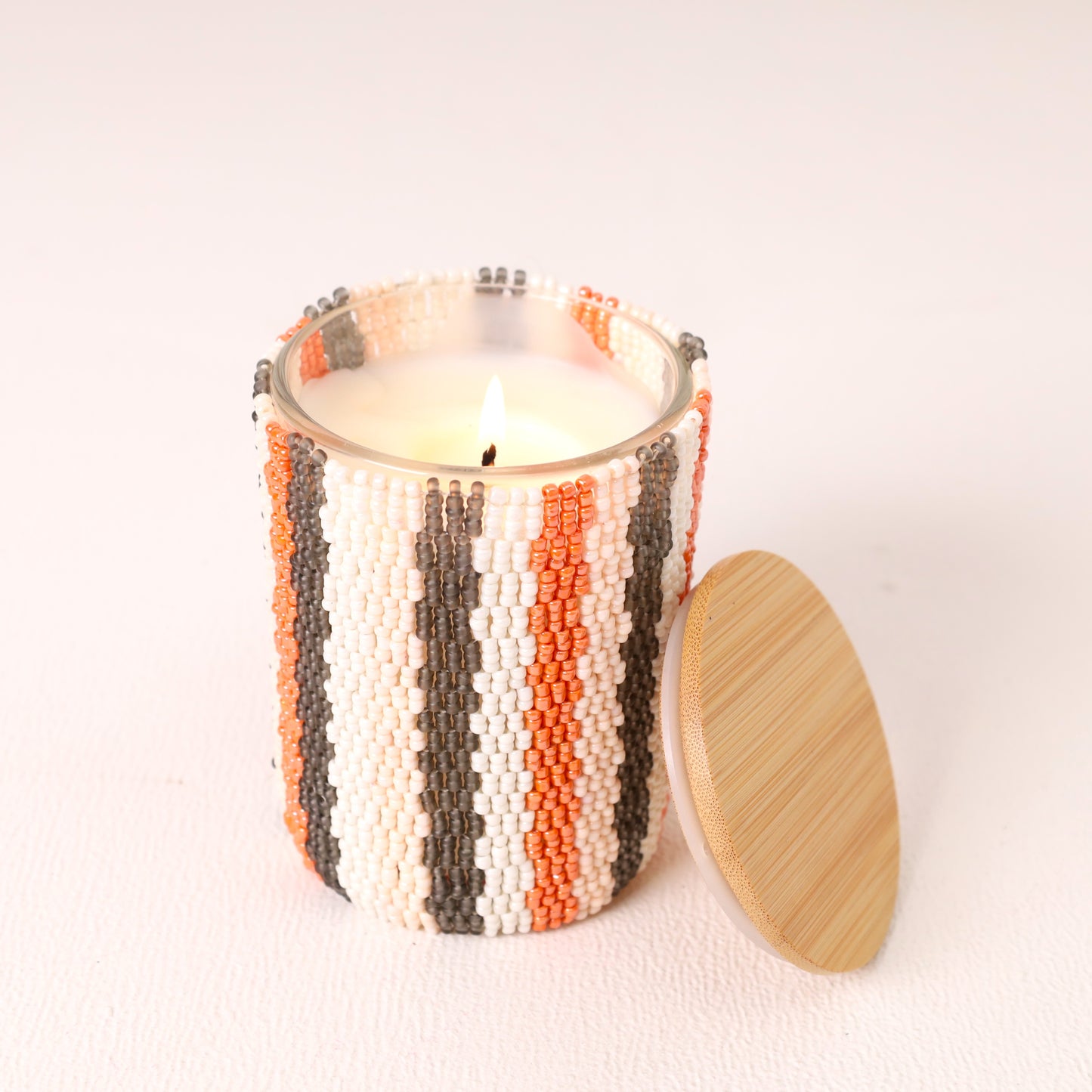 Handmade Beaded Nova Candle