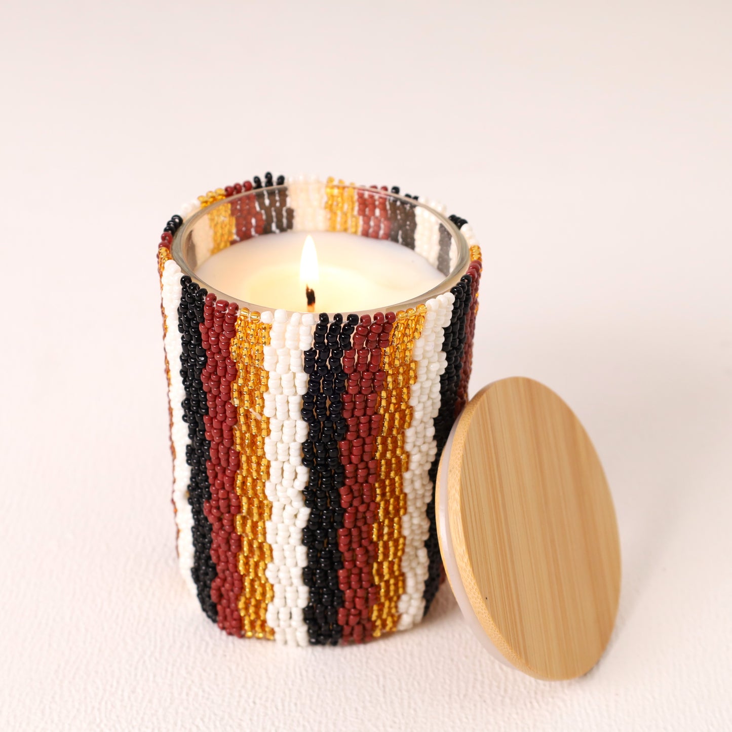 Handmade Beaded Nova Candle
