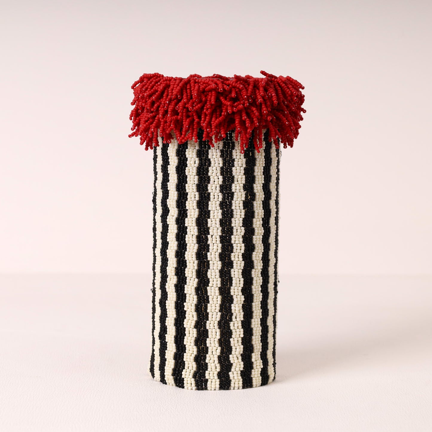 Handmade African Beaded Decorative Vases