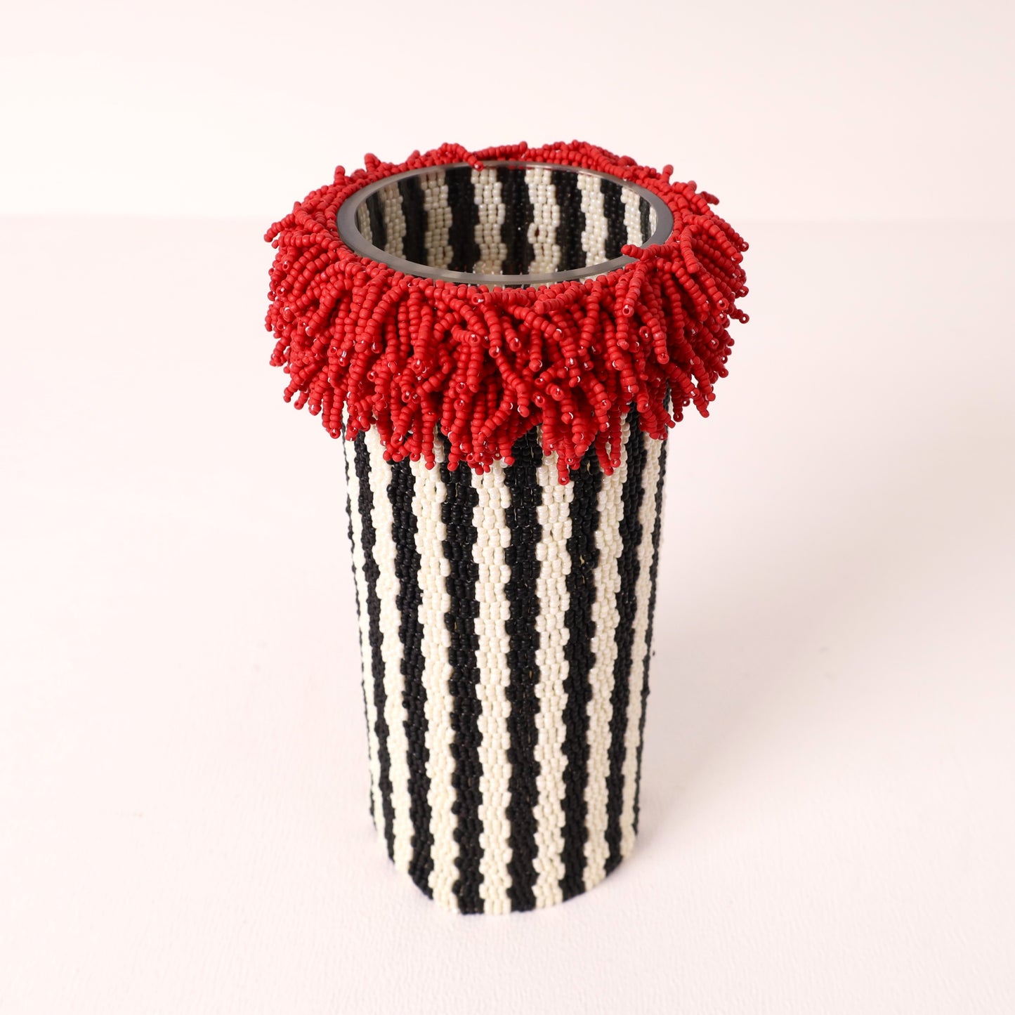Handmade African Beaded Decorative Vases