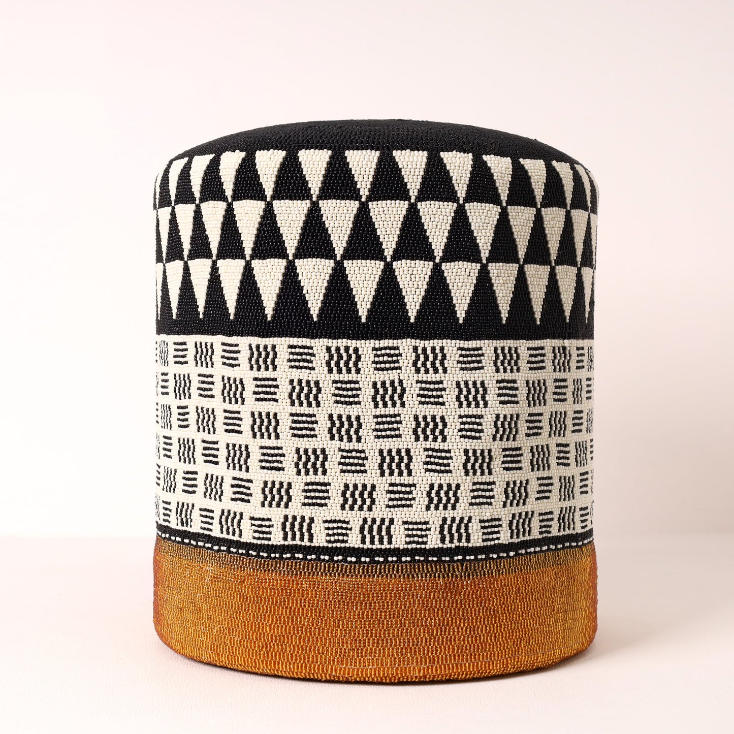 Beaded Ottoman