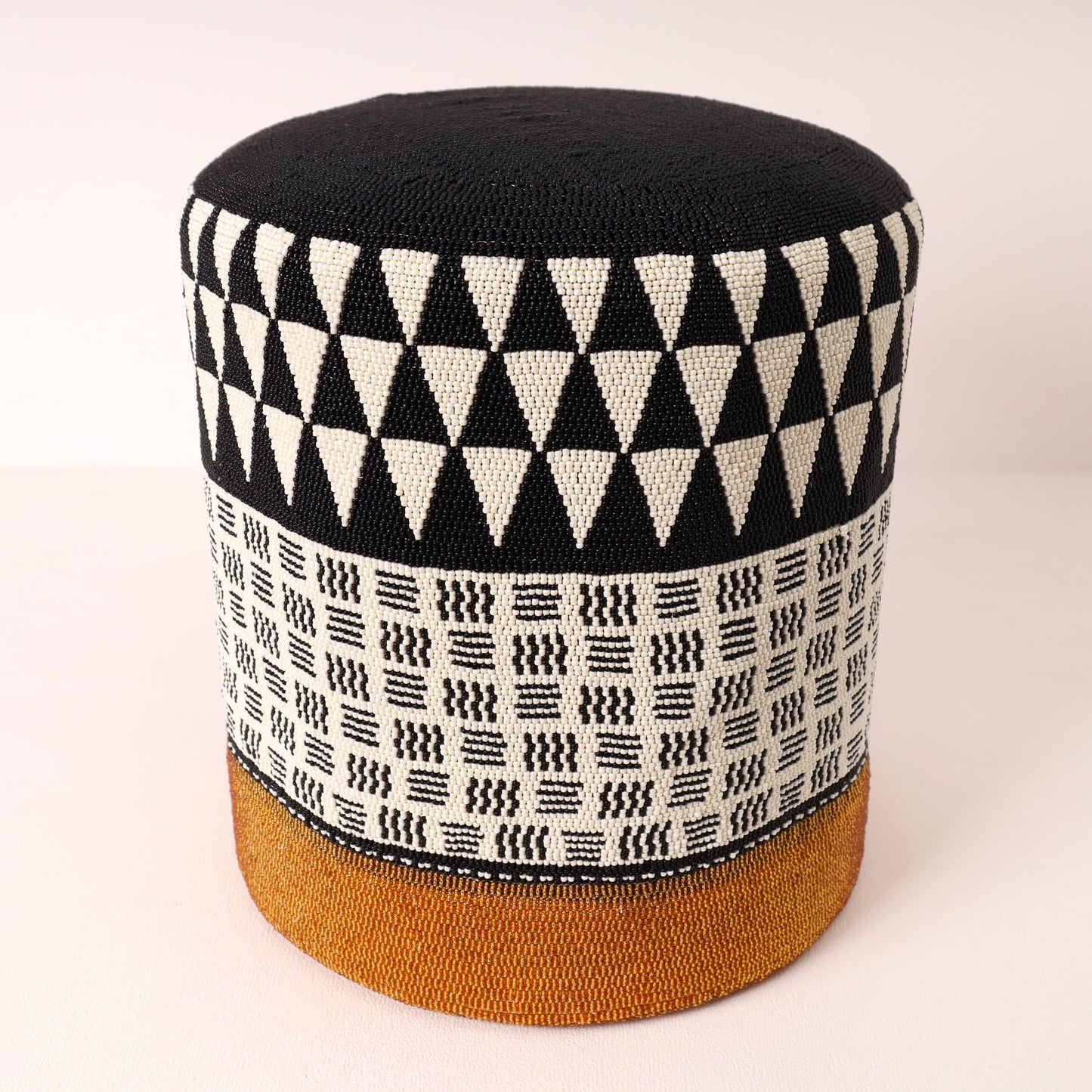 Beaded Ottoman