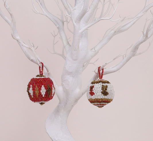 beaded bauble set