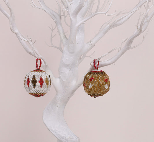 beaded bauble set