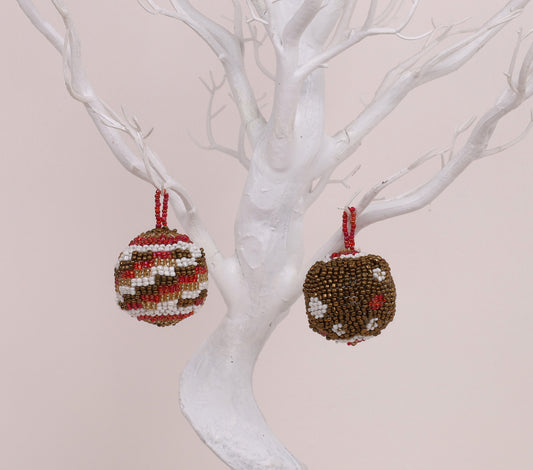 beaded bauble set