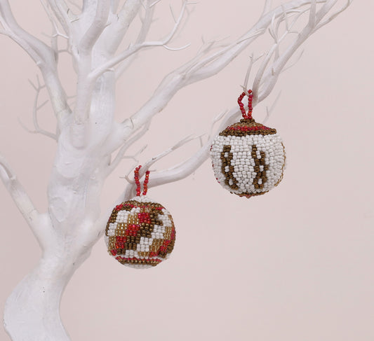 beaded bauble set