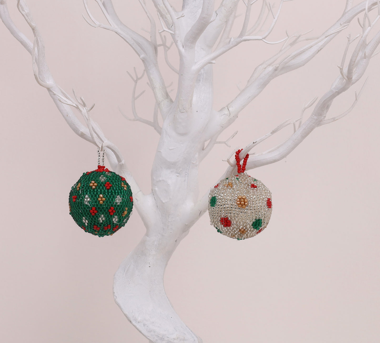 beaded bauble set