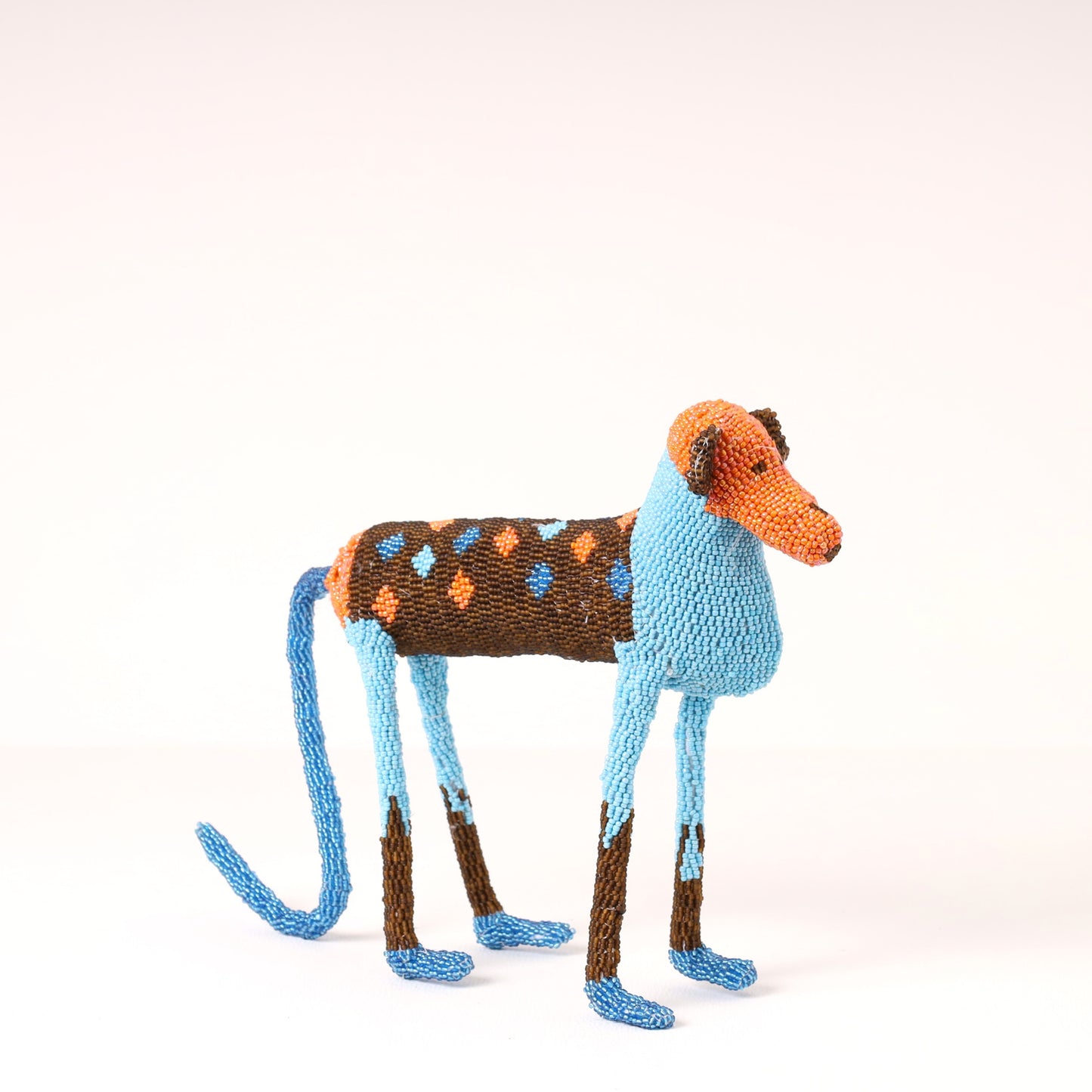 beaded baboon art