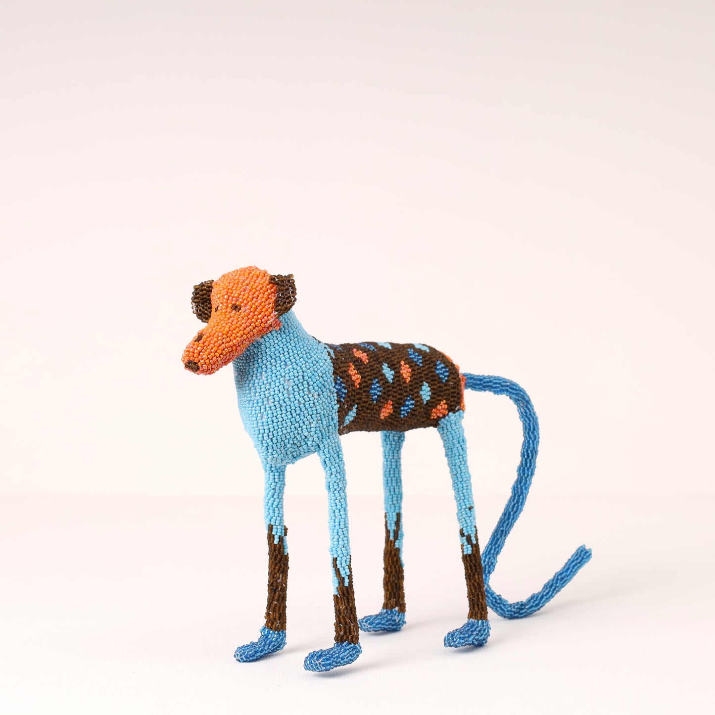 beaded baboon art