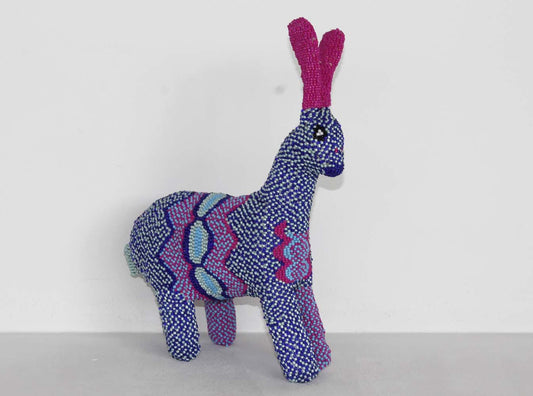 beaded bunny art