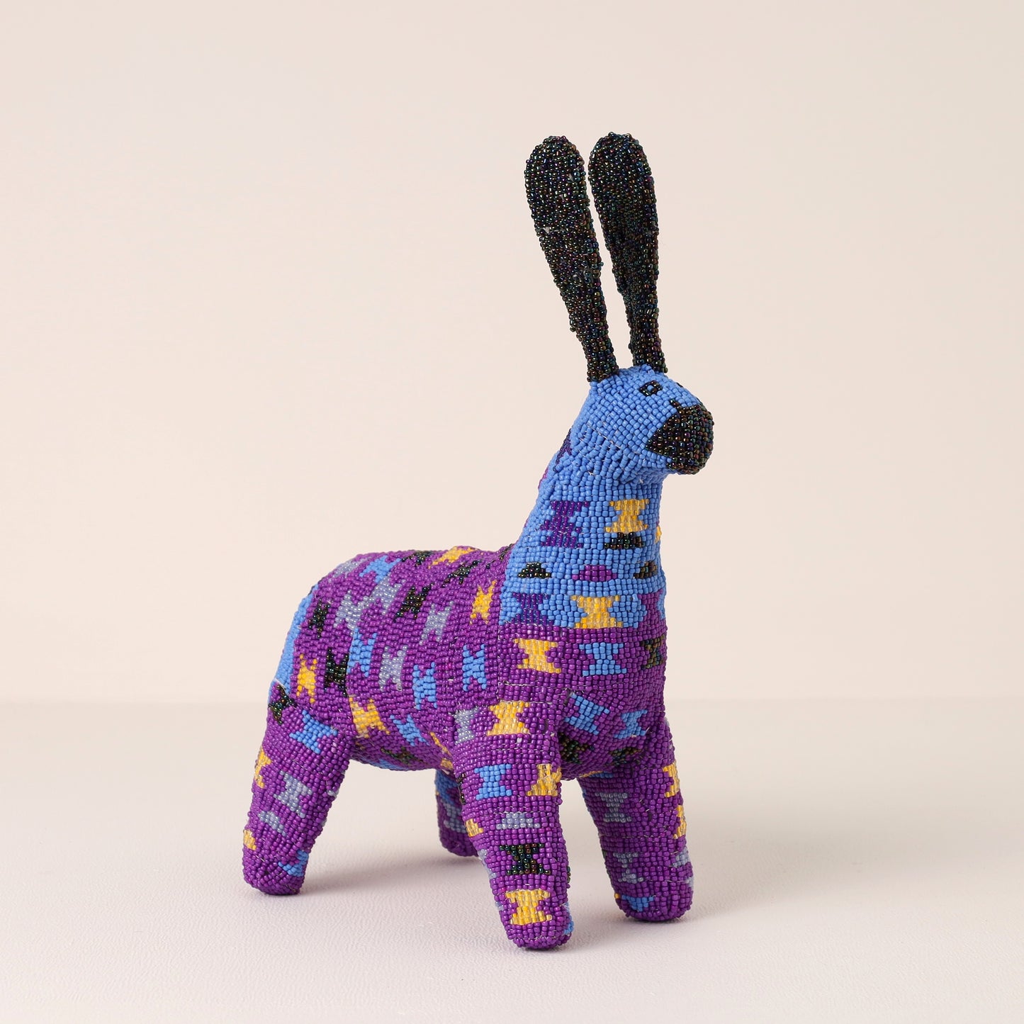 beaded bunny art