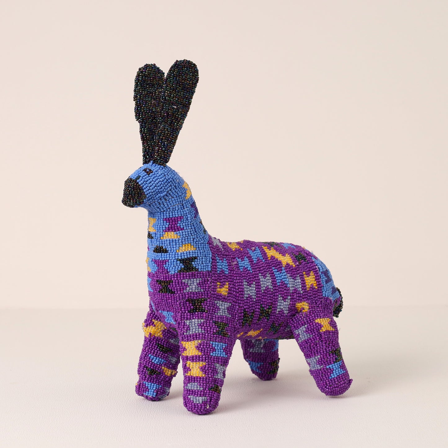beaded bunny art