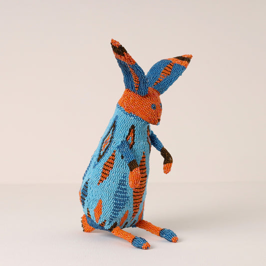 beaded bunny art