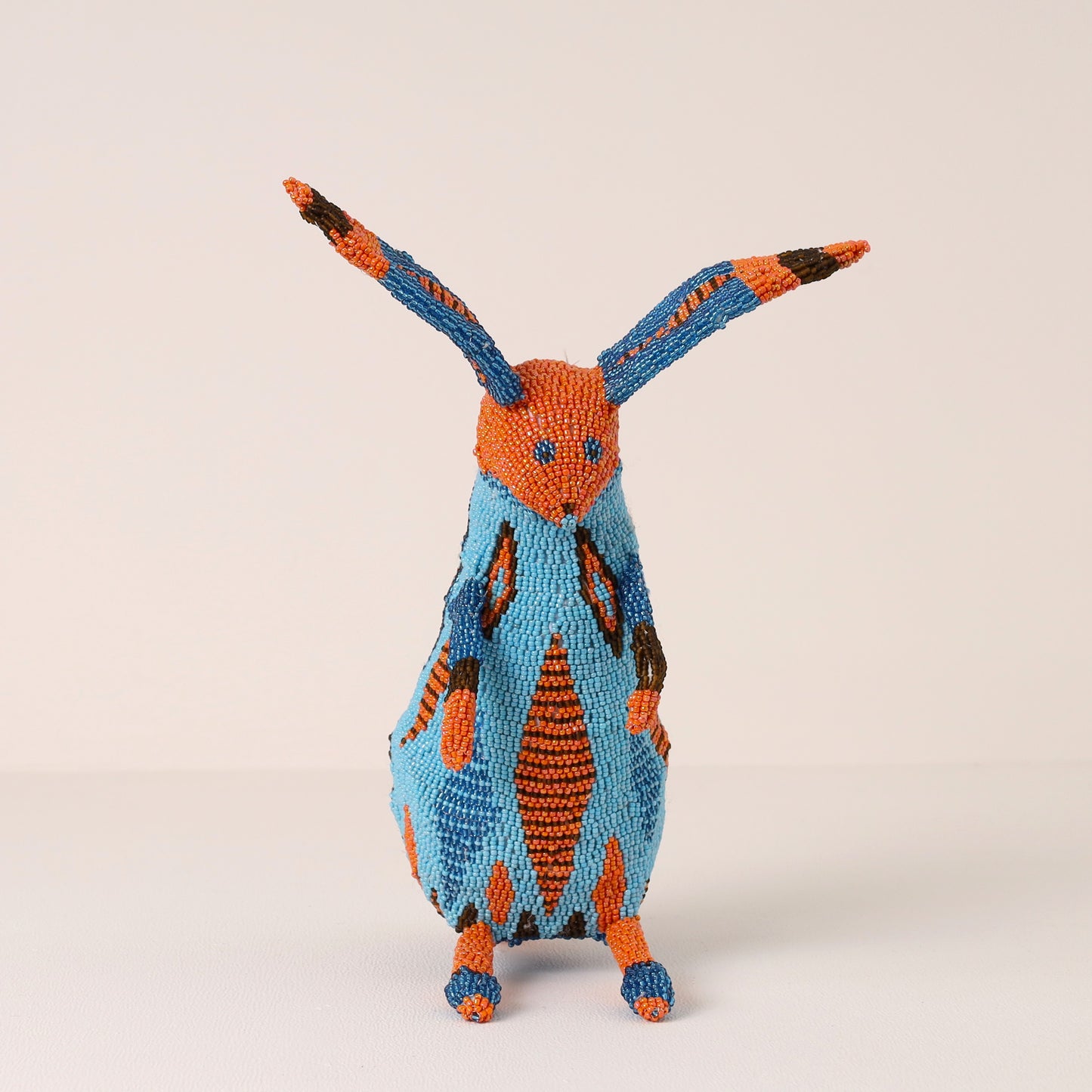 beaded bunny art