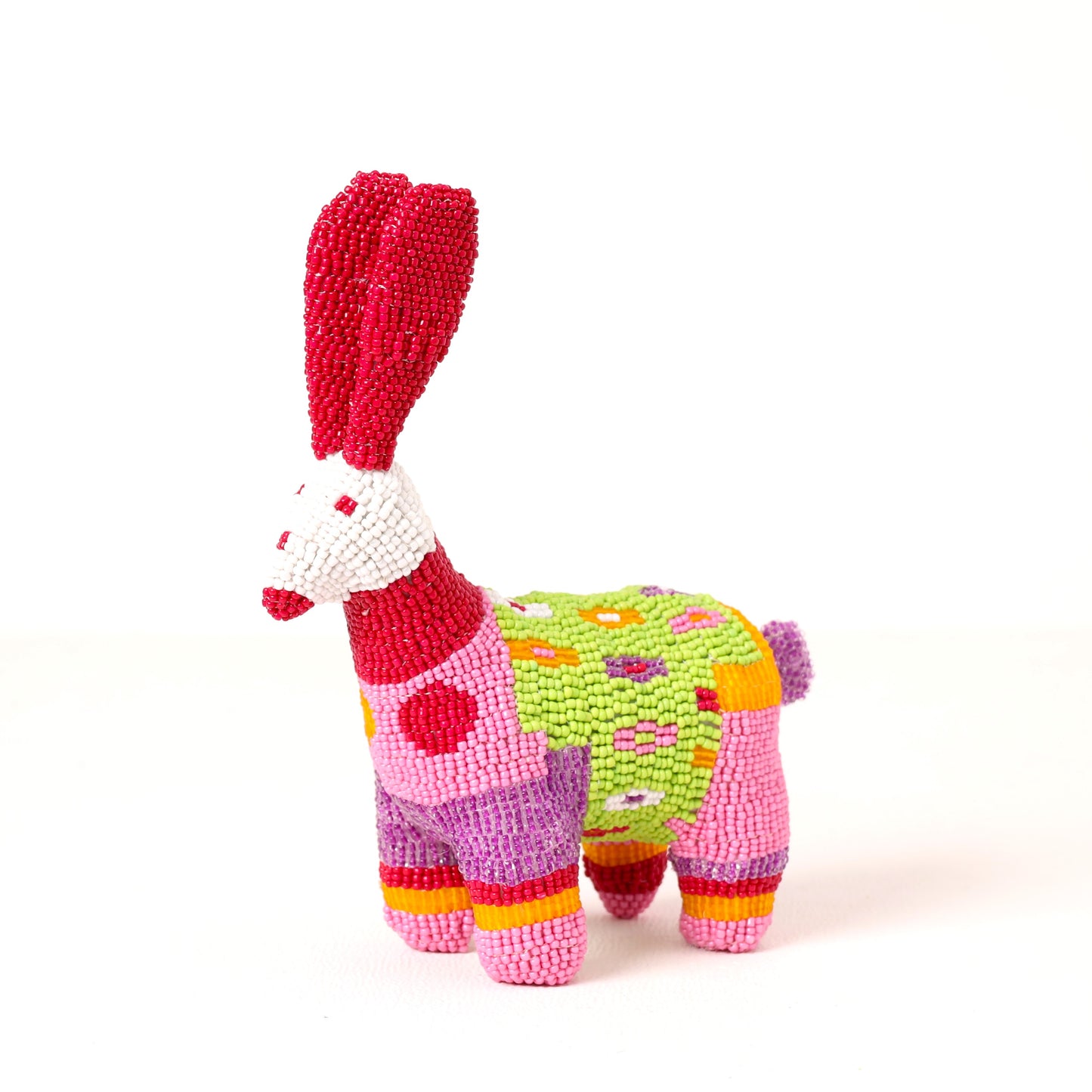 beaded bunny art
