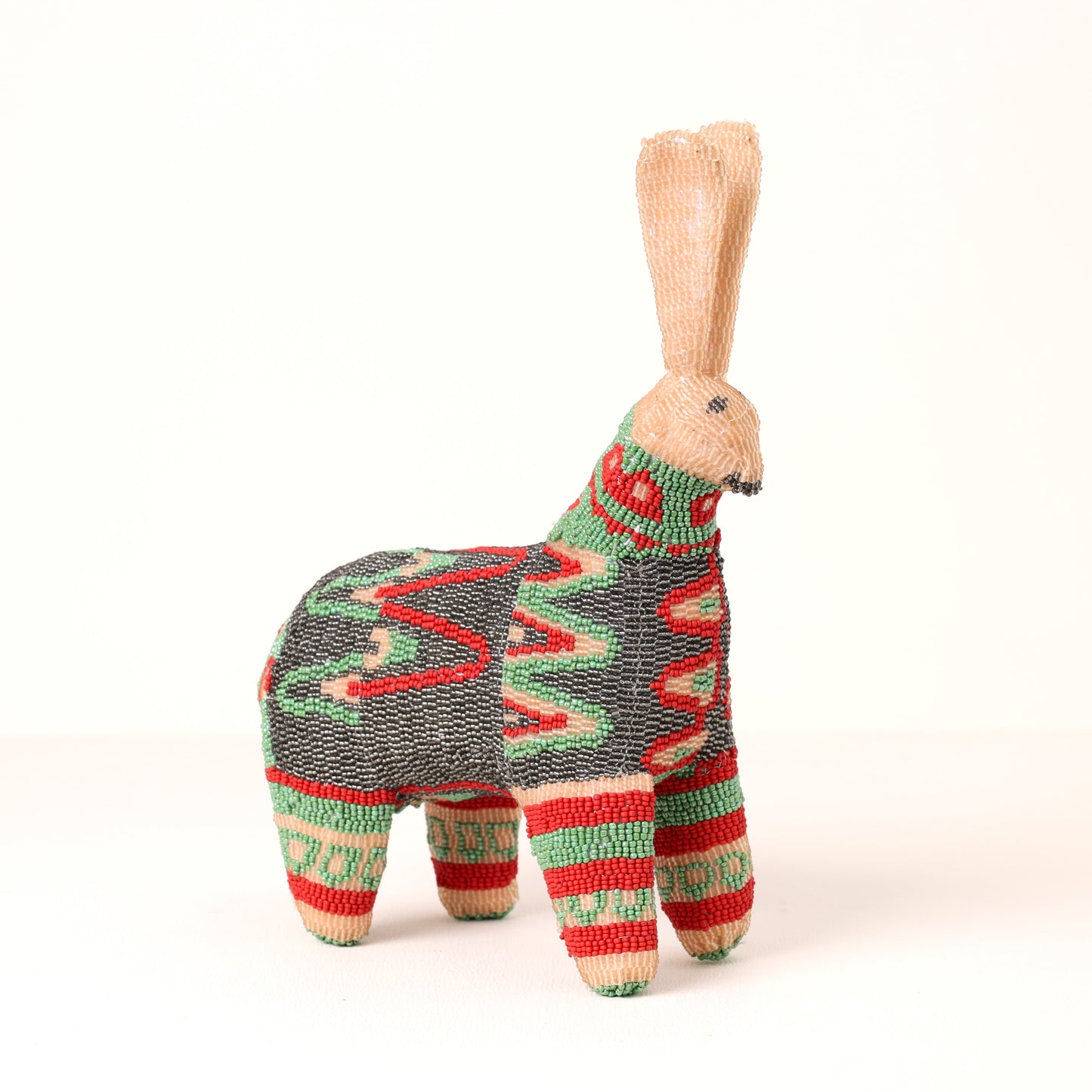 beaded bunny art