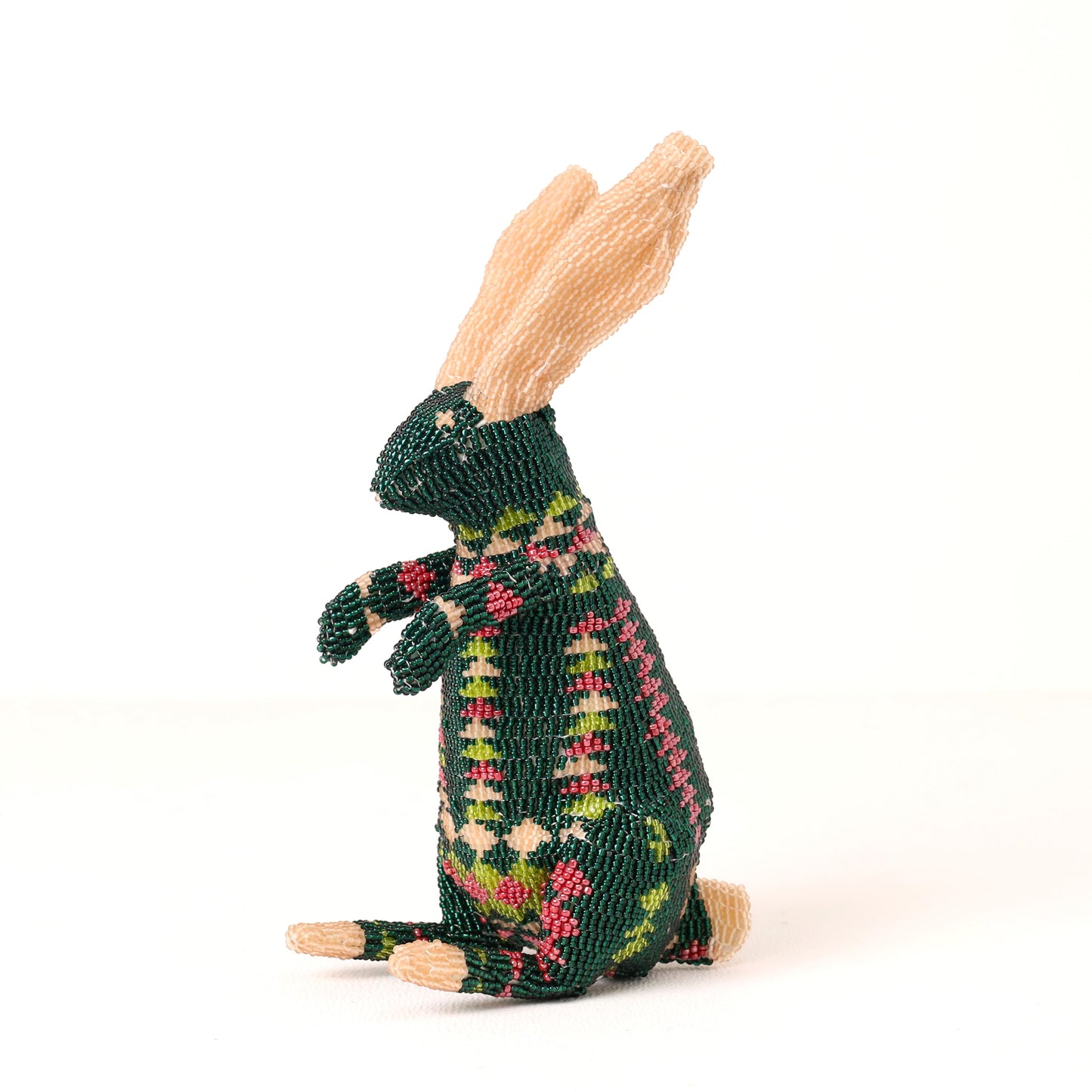 beaded bunny art