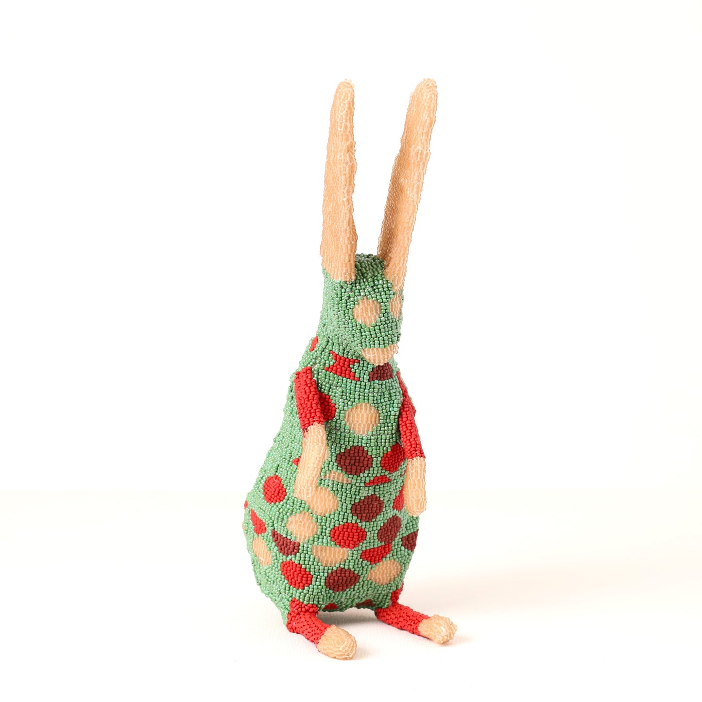 beaded bunny art