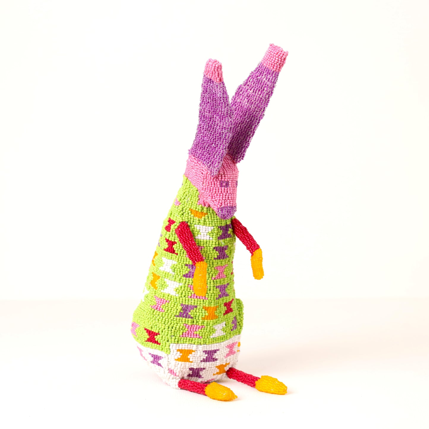 beaded bunny art