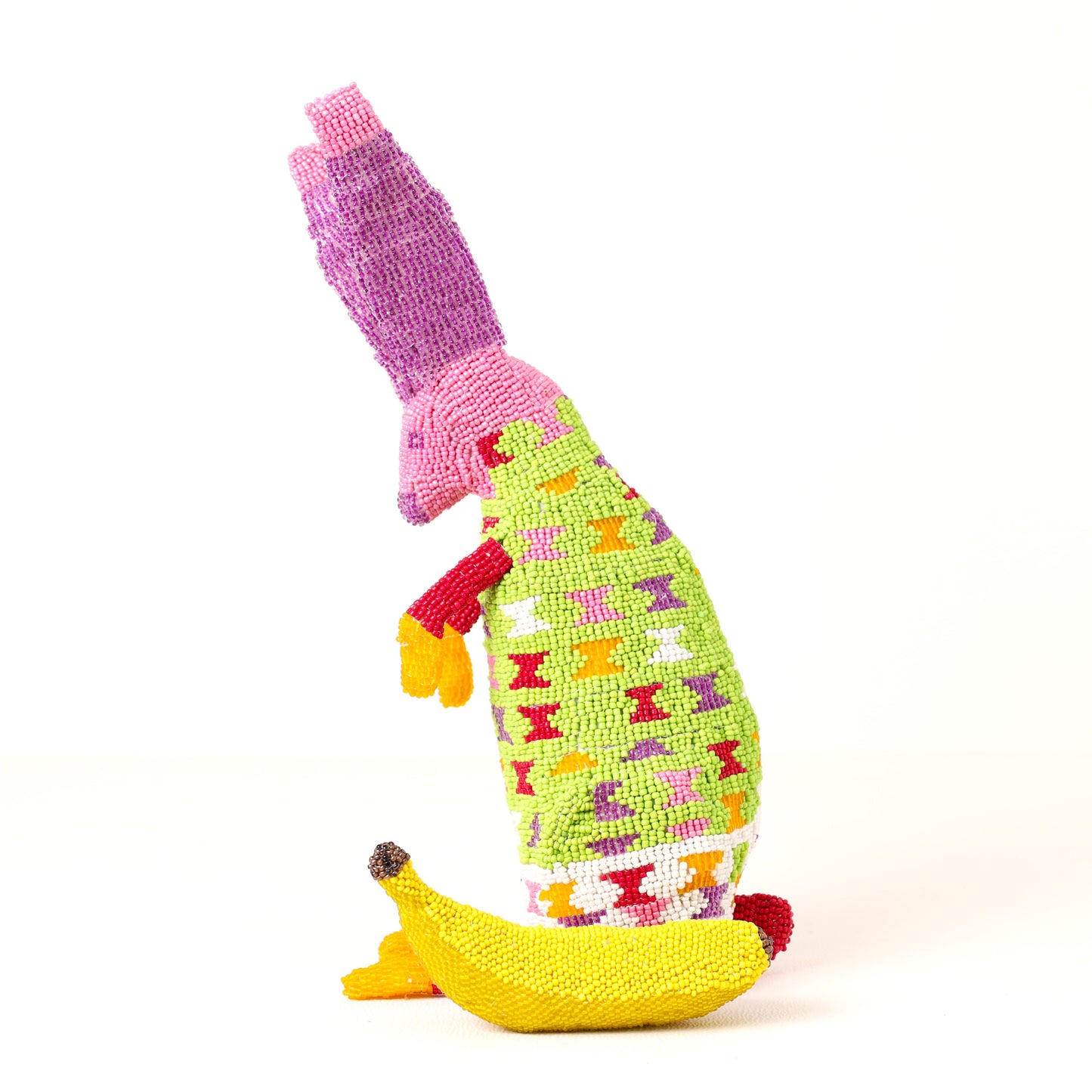 beaded bunny art