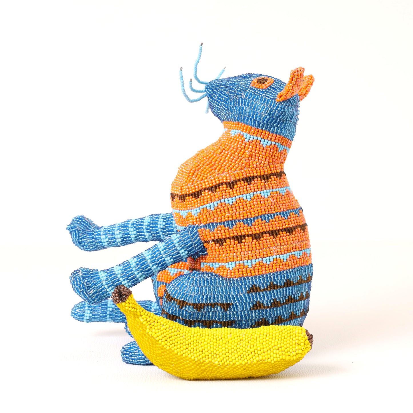 beaded cat art