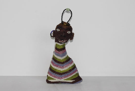 beaded African doll art