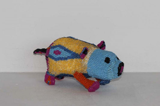 beaded dassie art