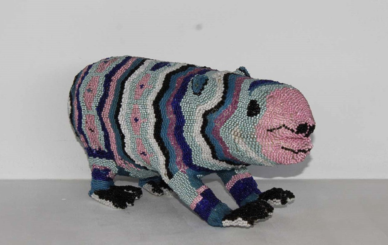 beaded dassie art