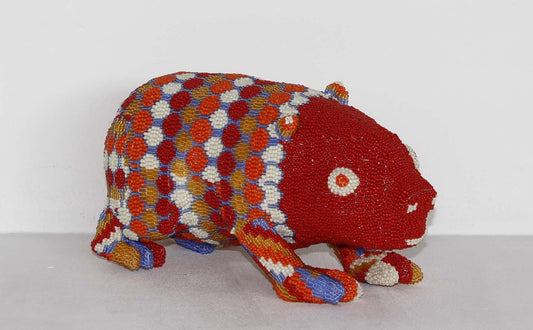 beaded dassie art