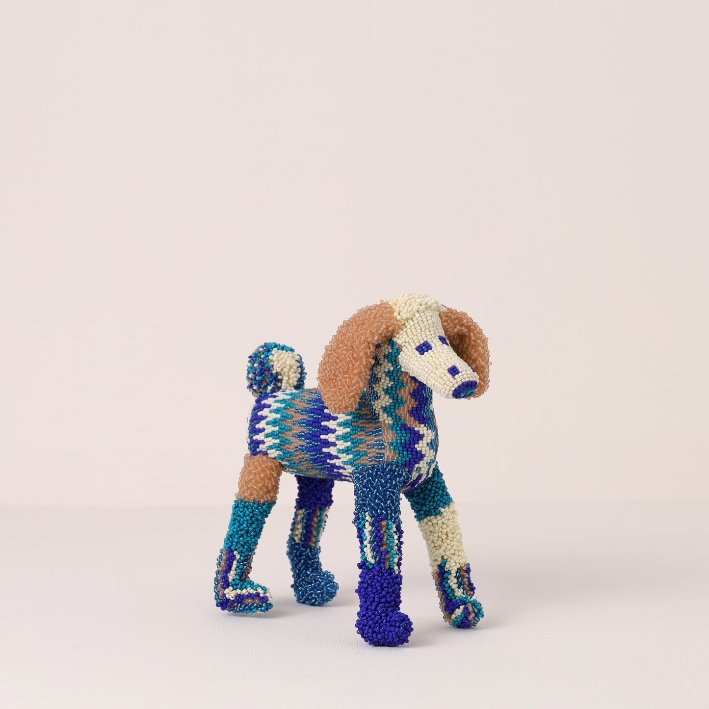 beaded dog art