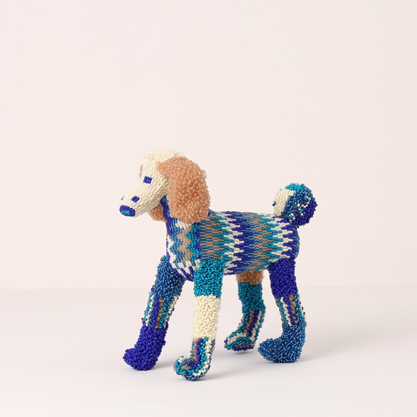 beaded dog art