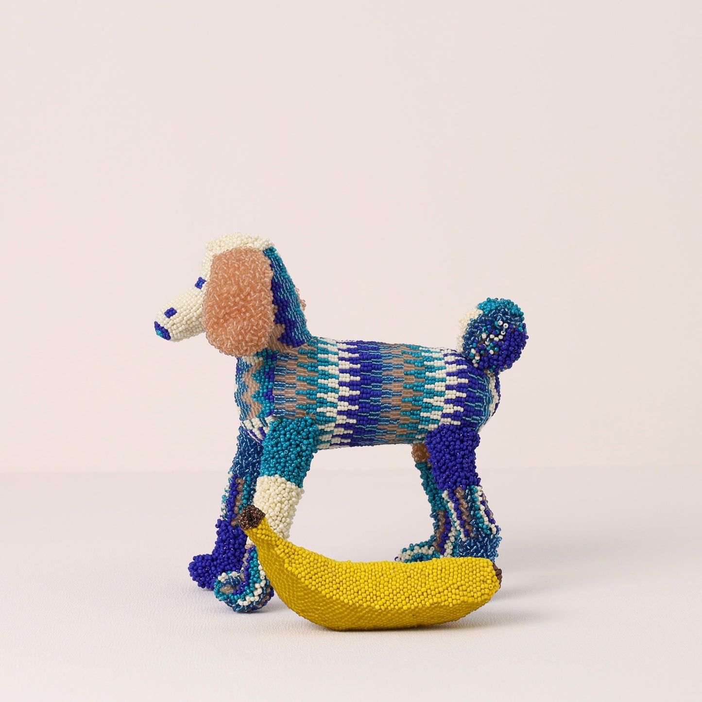 beaded dog art