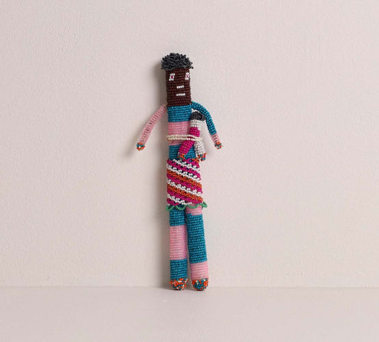 beaded doll art