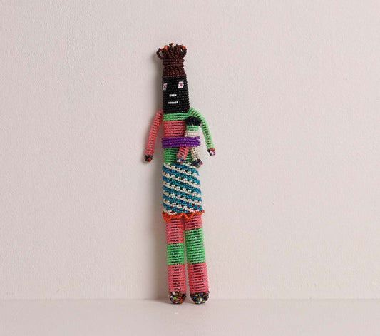 beaded doll art