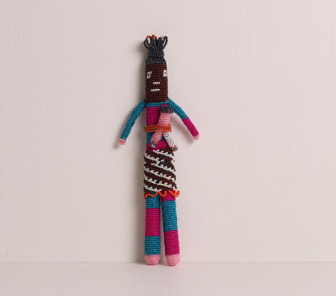 beaded doll art