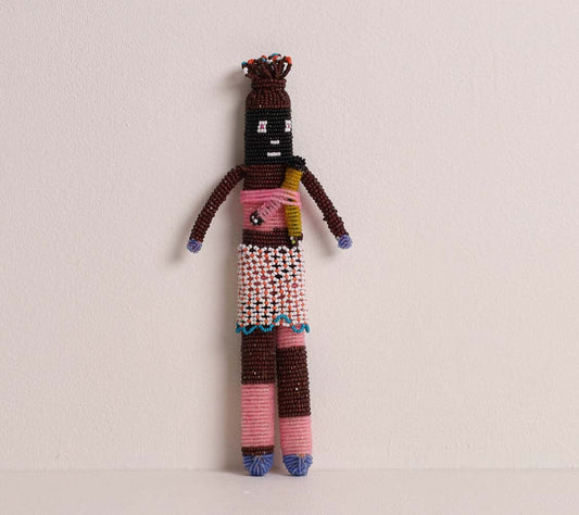 beaded doll art