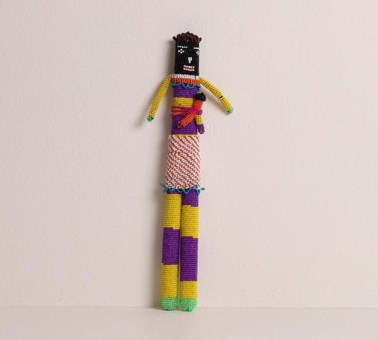 beaded doll art