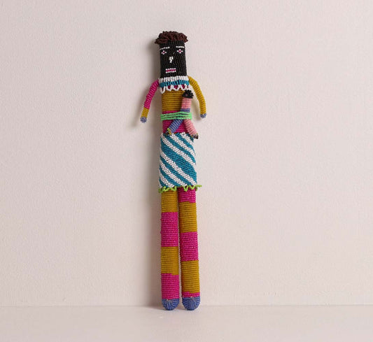 beaded doll art